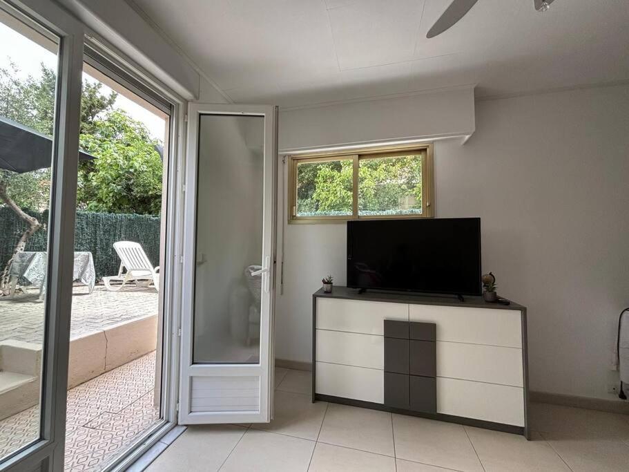 Studio Cosy Terrasse Front Mer Cagnes-sur-Mer Extérieur photo