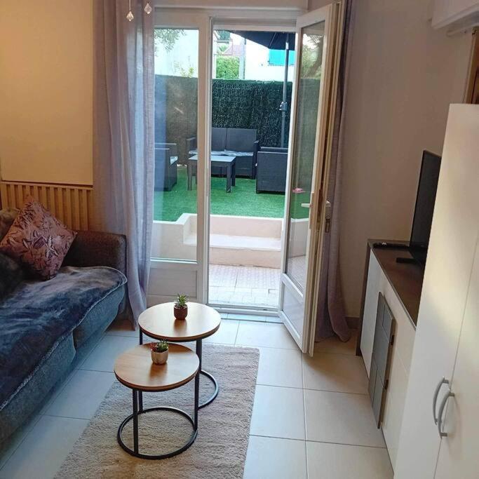 Studio Cosy Terrasse Front Mer Cagnes-sur-Mer Extérieur photo